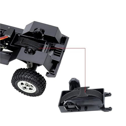 Rc Accessories for TRX4M for Bronco for Defender for JJRC C8809 C8801 1/18 2-Speed Gearbox Assembly Transmission Motor Set with Servo RC Crawler