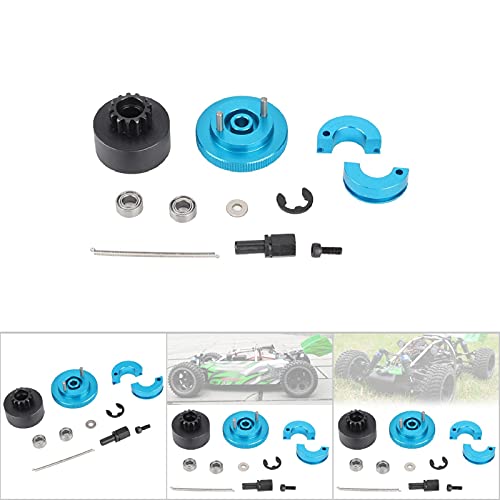 13t Flywheel Speed Clutch Variator Set, 1 Set Rc Engine Upgrade Parts, Bell Springs Fit For 1/10 Rc Nitro Engine (Blue) - color: Blue