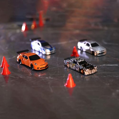 TOUCAN RC HOBBY RC 1/43 Scale Ready to Go Race Car Remote Control Drift Car 4WD Mini Lights Without a Gyro for Ages 14+ - color: 4302