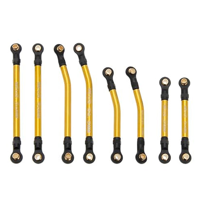 MEUS RACING TRX4M Links Brass High Clearance Links Set for Traxxas 1/18 TRX4M Defender Bronco RC Crawler (Defender Bronco)