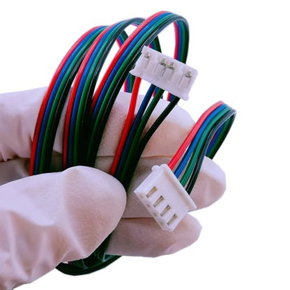 4 Pcs 3D Printer Stepper Motor Cable 4Pin to 6Pin, 1000mm XH2.54 Stepper Motor Wire for Nema 17 Stepper Motors, - style: 4Pcs Stepper Motor Cable 1M
