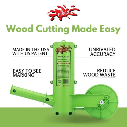 THE MINGO Marker Firewood Marking Wheel -Chainsaw Firewood Measuring Tool Marking - Measuring Marker - Mingo Marker Firewood Cutting Tools - Firewood Logging Tools - USA Made (18" Marking Wheel) - size: 18" Marking Wheel