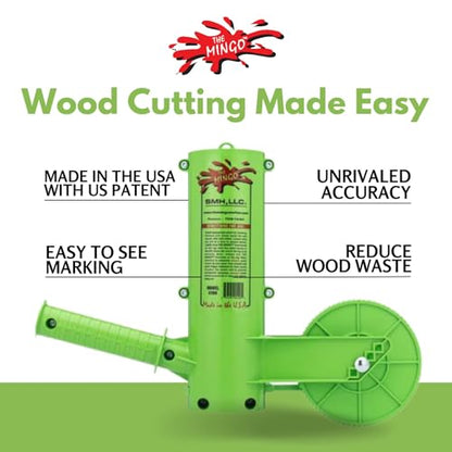 Mingo Firewood Marking Wheel -Chainsaw Firewood Measuring Tool Marking - Measuring Marker - Mingo Marker Firewood Cutting Tools - Firewood Logging Tools (16" Marking Wheel) - size: 16" Marking Wheel