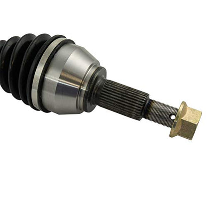 TRQ Front 2 Piece CV Axle Shaft Assembly Set | For 13 Nissan Altima Sedan 14-18 Altima L4 2.5L Driver & Passenger Side - style: CSA70777