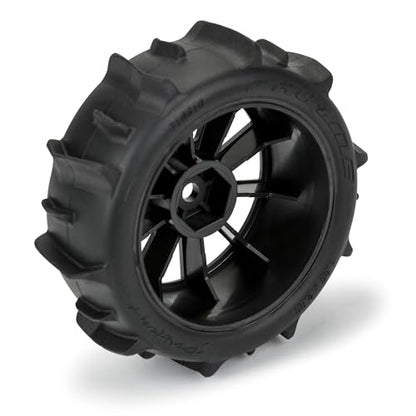 Pro-line Racing Dumont F/R Tires Mounted 12mm Hex Black Mach 10 4 for Arrma Typhon Grom PRO1031010