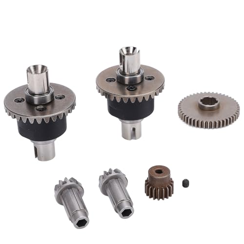 Metal Duty Differentials 16 RC RC Car High Hardness Differential Gear Set for 16 SCY 16101 16102 16103 Alloy Construction Easy Installation Complete Upgrade Kit