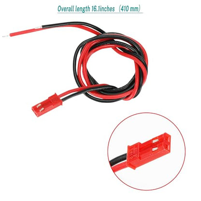 5-Pack RC Connector Cables - On/Off Switch, JST & JR Y Parallel Adapters for Traxxas, Axial Car, Crawler Truck - ESC, Battery, Motor, Fan & Light Compatibility