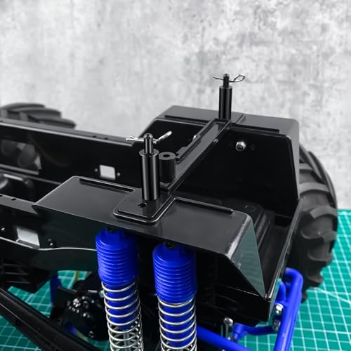 RC Car Shell Holder Column Mounts Aluminum Body Mounts Car Shell Fixing Body Post with R Clips & Screws Compatible with 1/10 Tamiya Clod Buster 4×4×4 Monster RC Truck Car