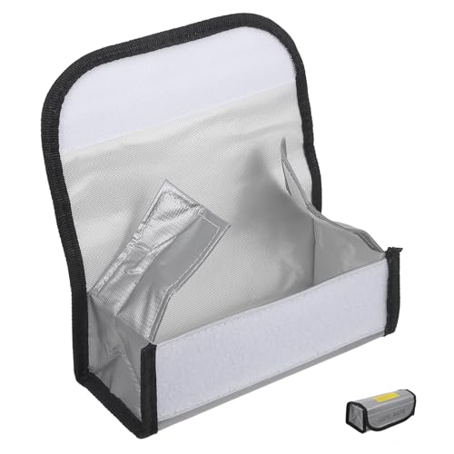 Fireproof Lipo Battery Storage Bag High-Temperature Resistant Reusable Safety Pouch for Rc Drone Batteries and Charging