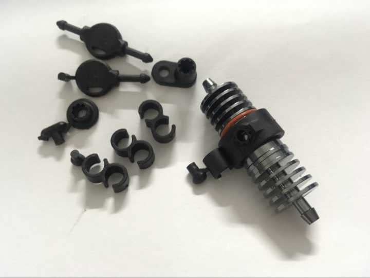 KTRC0215002 RC Car Boat Helicopter Plane Nitro Gas Engine RB Alloy Fuel Filter Cooler w/Line Clips 1/5 1/8 1/10 1/12 HPI km hsp losi Bajer Buggy Truck