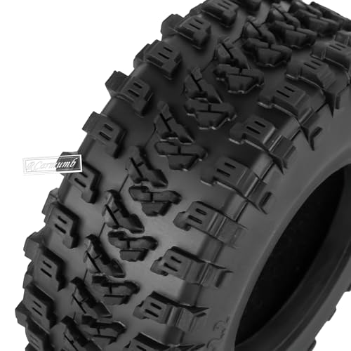 2.2 Inch RC Crawler Tires for 1/10 TRX4 SCX10 Capra AMG 6x6 Gen8 Everest Gen7 Pro Off-Road Vehicles,All-Terrain High Grip Soft Rubber Tires w/Deep Tread & Foam Insert,Styled - style: StyleD(4pcs)