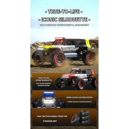S912 1/16 Remote Control Drift Car, 2.4G Brushed Full-Proportional 4WD 36KM/H High-Speed RC Climbing Car Mini 2 Batteries RC Buggy Rock Crawler Model Toy Gift -RTR - style: S912 1/16, 2 Batteries, Green