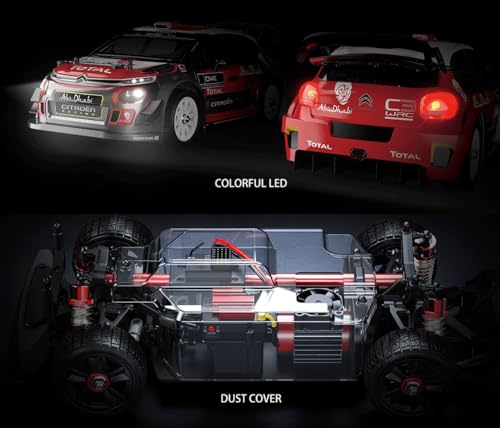 Mjx Hyper go 4x4 Brushless Rc Cars 14303 Hyper 4wd Rc Car All-Road RC Drift Car Brushless Scale 2.4G 4wd High Speed Electric,Terreneitor 4x4 Carros,1/14 Citroen C3 Fast RC Cars for Adults… - color: 14303
