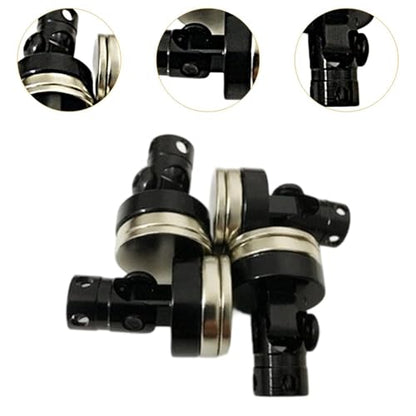 4 Pieces RC Body Post Metal Mount Column Shell Mount Model Car Accessory Vehicle Body Post Upgrade Suitable for RC Car Hobbies Repair, Black - color: Black