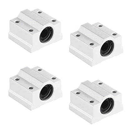 2PCS 8x350mm Linear Motion Rods & 8mm Lead Screw & 4PCS SK8 Rod Support & 4PCS SCS8UU & 2PCS KP08 Pillow Block & 2PCS Flexible Shaft Couplings for 3D Printer (Set of 16, 350mm) - style: 350mm