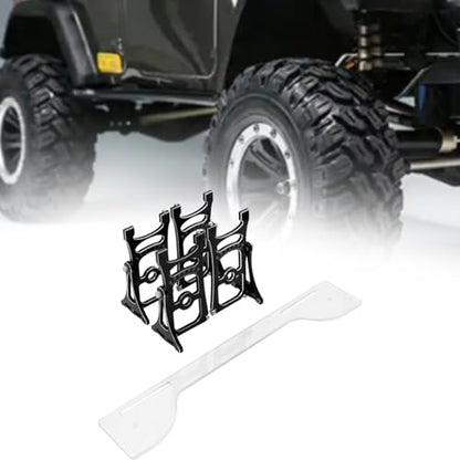 harayaa Off Road Chassis Setup System Set RC Car Aluminum Alloy Setup Gauge Tool Alignment Adjustment Ruler Multifunctional Camber Toe Slip Suitable, Without Wrench - color: Without Wrench
