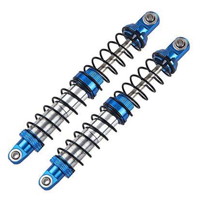 4Pcs ShareGoo Adjustable Metal Shock Absorber 70/80/90/100/110/120mm Damper Compatible with Traxxas TRX4 TRX6 G63 Axial SCX10 D90 90046 AXI03007 1/10 RC Rock Crawler (90mm Hole Distance) - size: 90mm Hole Distance