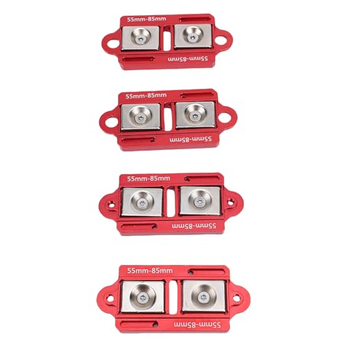 RC Car Shell Columns Adjustable Magnet Body Mounts for 1/8 1/10 Scale, Durable Aluminum Alloy, 4PC Set