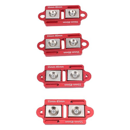 RC Car Shell Columns Adjustable Magnet Body Mounts for 1/8 1/10 Scale, Durable Aluminum Alloy, 4PC Set