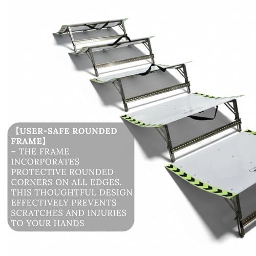 RC Car Jump Ramp Folding Aluminum Frame Nylon Panel, RC Car Ramps for Jumping 1/5 1/8 Scale, Portable RC Ramp for Cars Trucks and Monster RC (39.37×23.62 inch) - size: 100*60cm