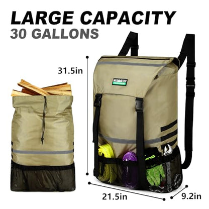 Spare Tire Trash Bag, Offroad Storage Bag for Jeep Truck SUV Car | Fits Up to 40" Tires, Easy to Attach, Heavy Duty Cargo Storage for Recovery Gear, Firewood & Camping Supplies