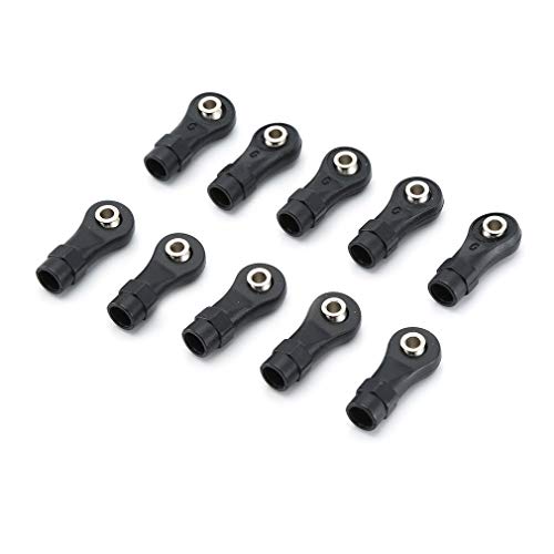 Replacement Part For 10PCS Plastic M4 Pivot Link Rod End Width Balls Joint Head Set For 1/10 SCX RC Boat Car Steering Linkage - (Color: Straight 27mm)