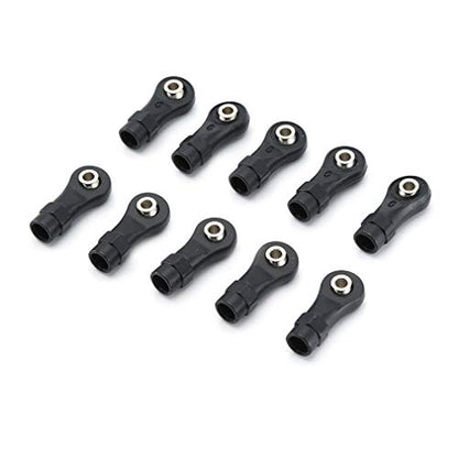 Replacement Part For 10PCS Plastic M4 Pivot Link Rod End Width Balls Joint Head Set For 1/10 SCX RC Boat Car Steering Linkage - (Color: Straight 27mm)