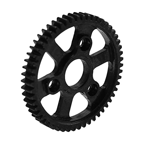 Steel Spur Gear M0.8 32P Main Gear Compatible with Traxxas 1/10 Slash Stampede Rsutler 4X4 RC Car Upgrade Part (52T) - color: 53t