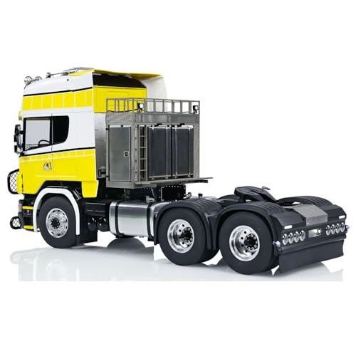1/14 6x6 RC Tractor Truck Metal Chassis G-6181 Equipment Rack Cars Model Light Sound System Motor Servo ESC Hobby Grade Model for Adult(RTR-Edition)