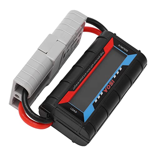 Power Analyzer Battery Watt Meter, Digital Voltage Ah Wh Tester for RC, 0-60V 6554W Battery Power Meter with Clear Display for LiPo NiMH NiCd