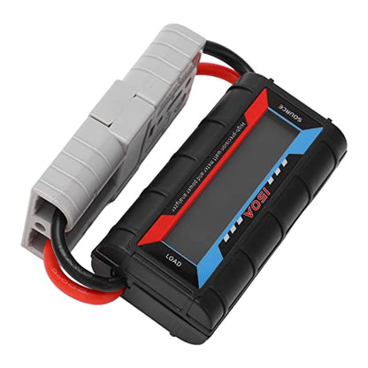 Power Analyzer Battery Watt Meter, Digital Voltage Ah Wh Tester for RC, 0-60V 6554W Battery Power Meter with Clear Display for LiPo NiMH NiCd