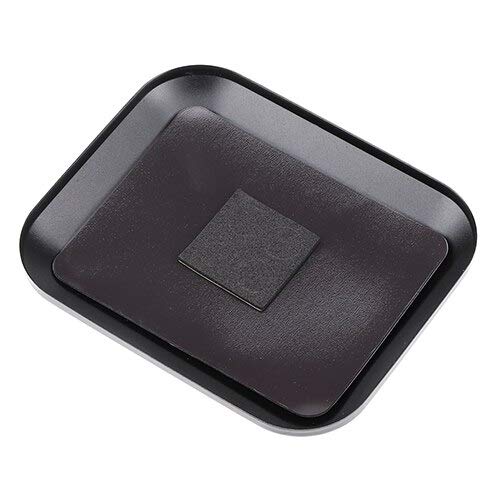 Replacement Part For 1PC 2PCS Screws Bolts Tray With Magnetic Pad For Cell Phone Repair RC Hobby Model Car Repair Tools Aluminium Screw Magnetic Tray - (Color: 1PC Black) - color: 1PC Black