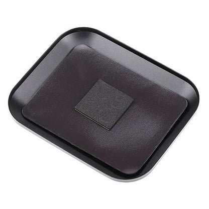 Replacement Part For 1PC 2PCS Screws Bolts Tray With Magnetic Pad For Cell Phone Repair RC Hobby Model Car Repair Tools Aluminium Screw Magnetic Tray - (Color: 1PC Black) - color: 1PC Black