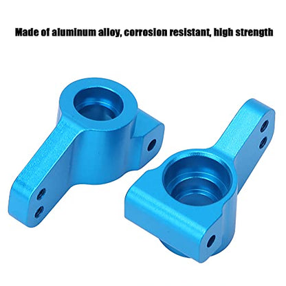 Aluminum Alloy Rear Hub Axle Carrier Replacement for ECX 2WD 1/10 RC Hobby Car, Lightweight Durable RC Rear Axle Hub with Precision Fit, Blue Silver Options (Blue ECX334000B) - color: Blue Ecx334000b