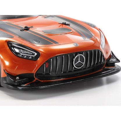 Tamiya 58750 1:10 RC Mercedes-AMG GT3 EVO TT-02 Remote Control Car, Vehicle, Model Building, Assembly, Hobby, RC Kit, Unpainted