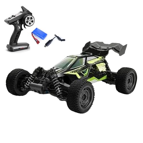 TOUCAN RC HOBBY 38KM/H 16201 1/16 Remote Control Electric Off Road Vehicle Four Wheel Drive Racing Version Ball Bearings Spring Damping RTR for Adult - color: Green