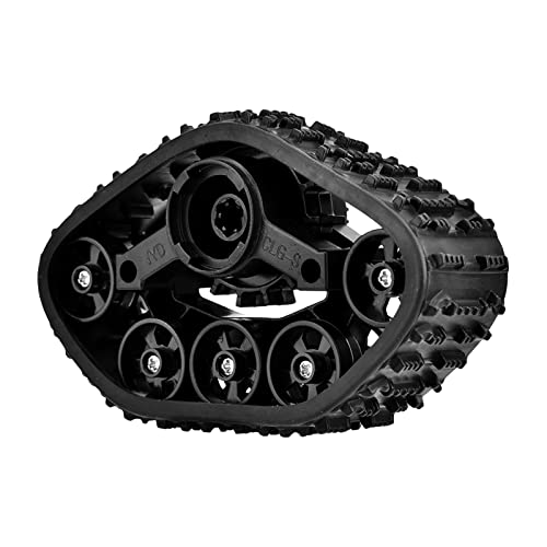 4pcs RC Car Tire Wheel Rubber Crawler Tyre for WPL 1/16 RC Military Truck, Replacement RC Tyre with ABS Reinforcement, High - Grip Tread Design for Off - Road Terrain and Rough Sur