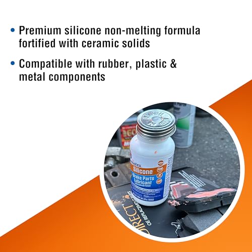 PERMATEX Assembly Lubricant - color: Silicone Extreme Brake Parts Lubricant, size: 8 Fl Oz. (8 Vehicles)