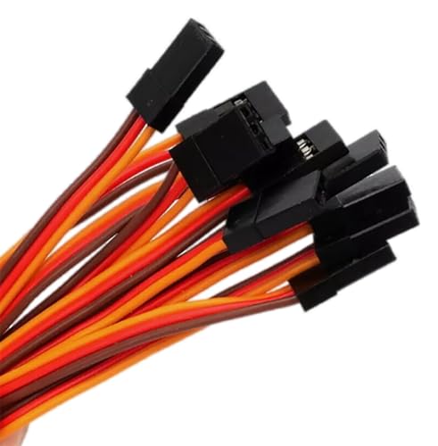 10pcs 300mm 11.8in Servo Extension Lead Wire Cable 26AWG Universal JR Spektrum Futaba
