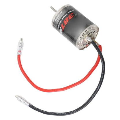 380 RPM Brushed Motor, Low Friction Stainless Steel Motor for High Performance RC , Miniature Robotics, and DIY Projects