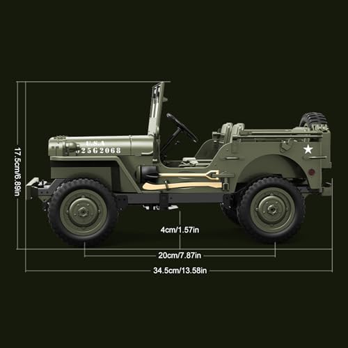 Remote Control Car, 2.4Ghz 4WD Off Road RC Jeep Rock Crawler Vehicle with Linked Lights, 1:10 Scales All Terrain Remote Control Trucks RTR Hobby RC Car for Teen Adults - size: 3 Battery