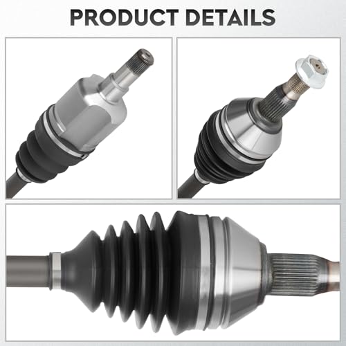 NEW Front Right CV Axle Shaft Assembly fits for Chevrolet Impala & Venture 1997-2011 (NOT fit 06-09 Impala 5.3L SS model), for Buick Allure, Century, Regal 1997-2009, for Pontiac Grand Prix 97-08