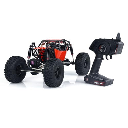 US in Stock, RTR RC 1/10 8504R Off-Road Car 4 * 4 Remote Control Rock Crawler Electric Truck Top Speed 35 km/h 15KG Servo Metal Shock Absorber 2500mAh Lipo Hobby Model - color: Red