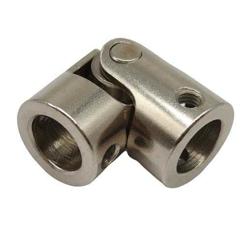 2Pcs 10mm to 10mm Joint Shaft Coupling Coupling Steering Connector Rotatable Joint Coupler for RC Robot Boat Car Crawler Motor - size: 10mm to 10mm
