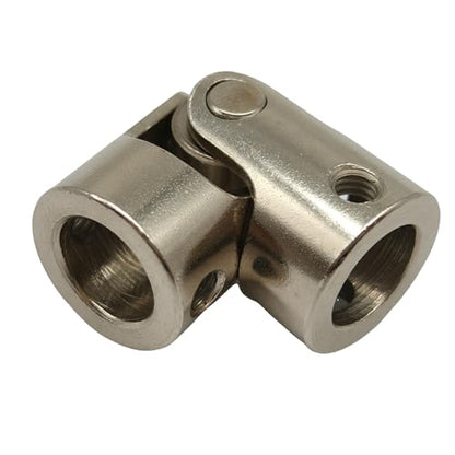 2Pcs 10mm to 10mm Joint Shaft Coupling Coupling Steering Connector Rotatable Joint Coupler for RC Robot Boat Car Crawler Motor - size: 10mm to 10mm