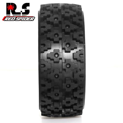 1/10 RC Wheels and Tires，70mm On Road Rubber Tires， for HPI Ken Block's Tamiya XV01 TT01 TT02B Kyosho FAZER MK2 Lc Racing PTG HSP RGT RC 3RACING D5 1/10 RC Rally Car (Red) - color: Red