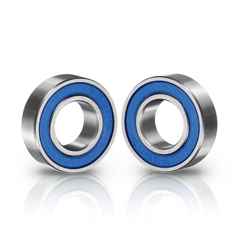 uxcell 4 Pcs 688-2RS Deep Groove Micro Bearing, 8x16x5mm Double Rubber Sealed Chrome Steel Small Bearings (ABEC5, Z4 Low Noise) - size: 688-2RS