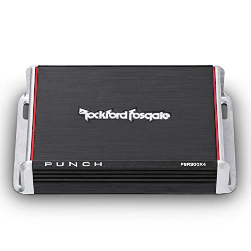 Rockford Fosgate PBR300X4 Punch BRT 300-Watt Ultra Compact 4-Channel Amplifier - style: 4 Channel