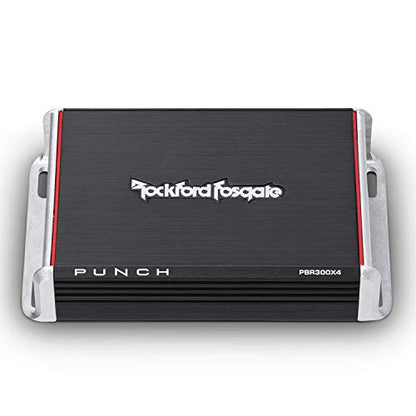 Rockford Fosgate PBR300X4 Punch BRT 300-Watt Ultra Compact 4-Channel Amplifier - style: 4 Channel