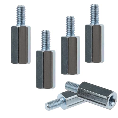 Kado M4x14mm Hex Stainless Steel Standoff Spacer Screw Nut Bolt Set 16pcs | Wall Mount Spacer Adapter for Desktop/Portable Monitor, Motherboard Prototyping Accessories for PCB, Computer & Circuit Board - style: 16-Pack
